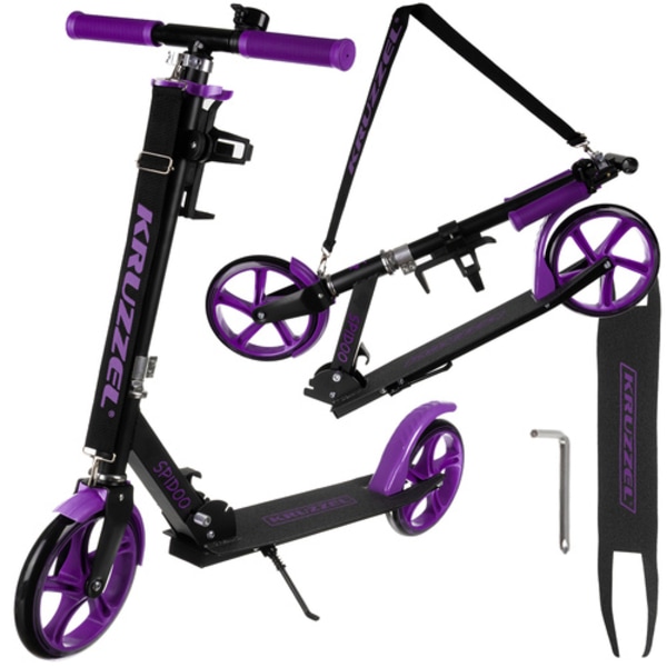 Spidoo sparkcykel lila Kruzzel 25630