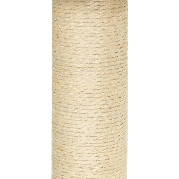 Klösträd med klöspelare i sisal gräddvit 155 cm