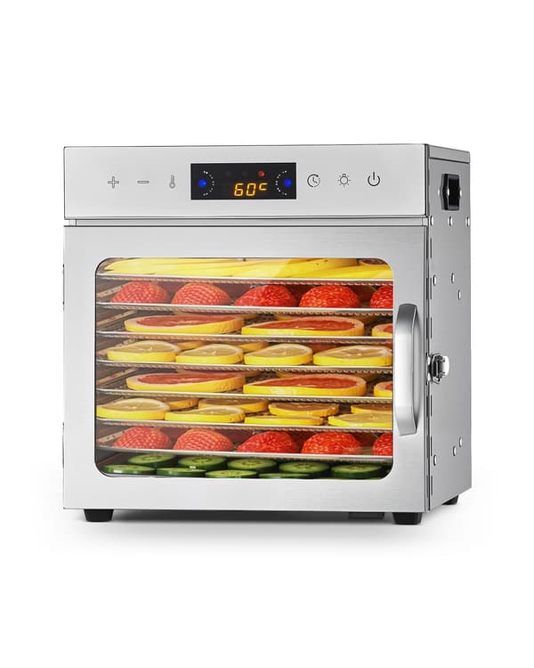Mattorkmaskin, 8 rostfria brickor, 400W, 24 timmars timer
