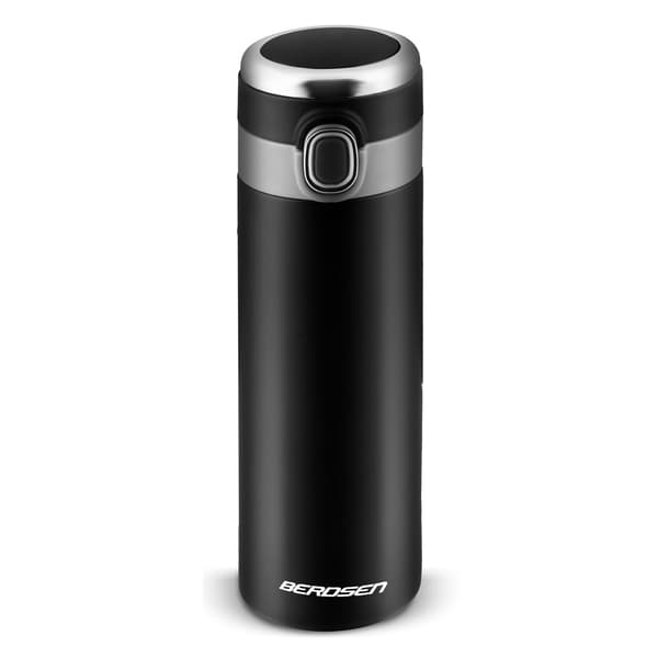 Tyhjiötermospullo 450 ml BD-786 Musta