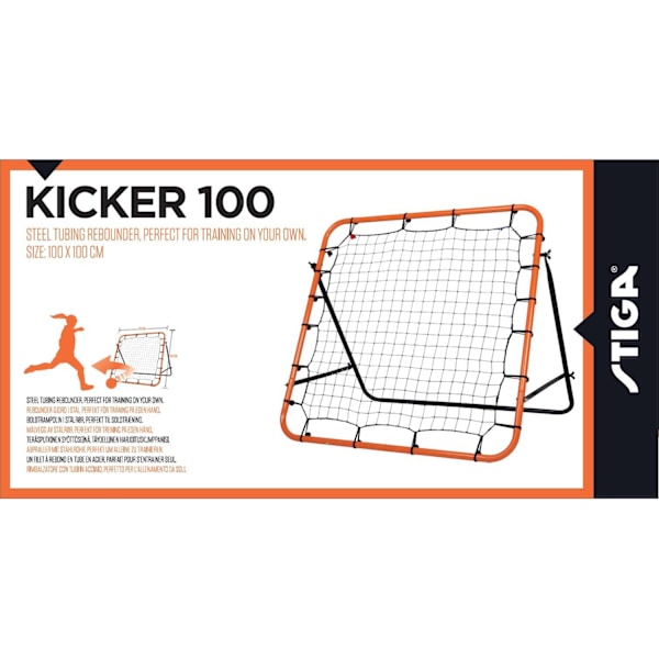 FB Rebounder Kicker 100 musta/oranssi