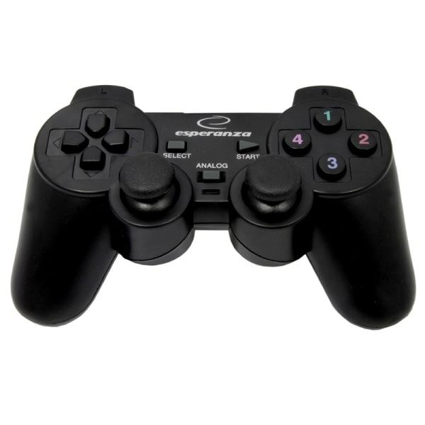 Esperanza Gamepad PC Usb Warrior Svart