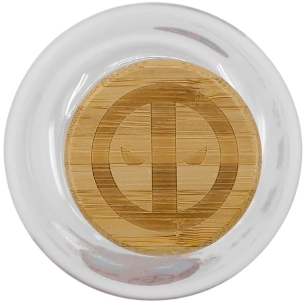 Deadpool 620 ml glasflaske – holdbart, unikt design