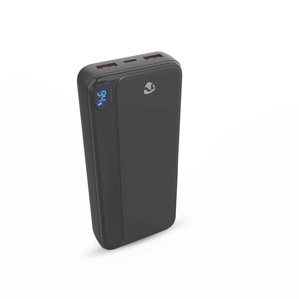 Powerbank 20000mAh, USB-C & USB-A, PD 20W, 3 udgange