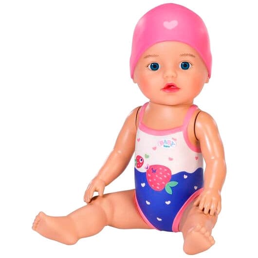 Babysimmardocka 30 cm med uppdragbara armar