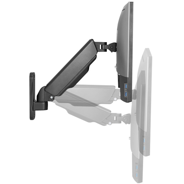Monitorarm Väggfäste 17-32" gasfjädrad 260mm