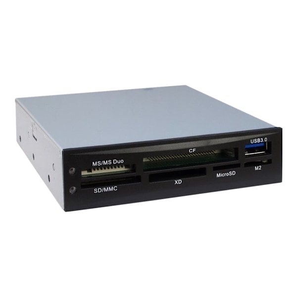 Inter-Tech CI-01 - Kortläsare - 3,5" (CF 1, CF II, MS, MS PRO, MMC, SD, MS Duo, MS PRO Duo, microSD