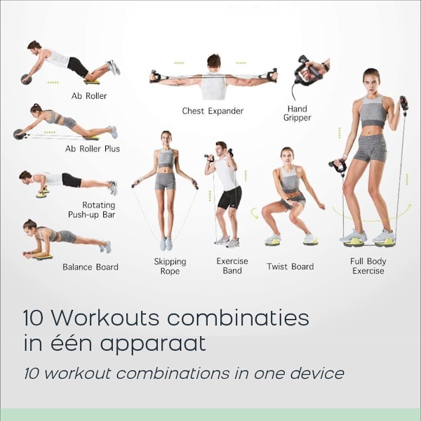 Wonder Core Genius - 10-i-1 Fitness Device