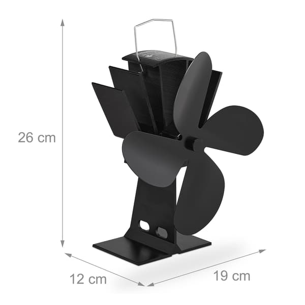 Sort komfurventilator uden el