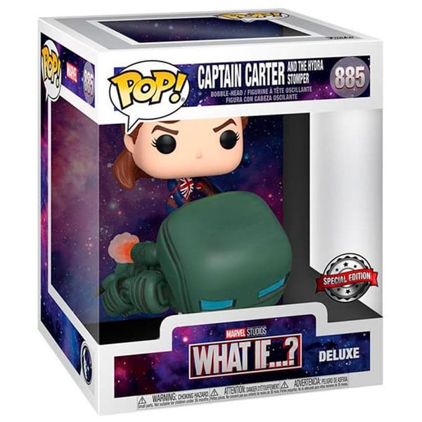 Kaptajn Carter Marvel What If Figure - Eksklusivt samleobjekt