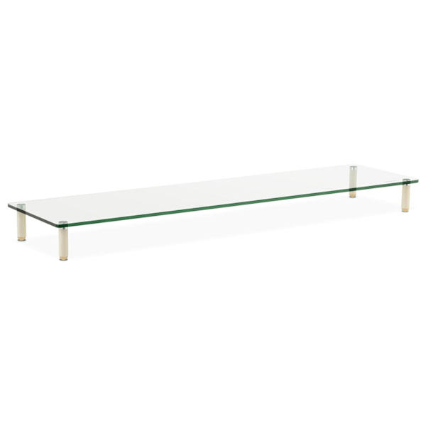 Monitorhylla, skärm 13-32'', glas, max. 20 kg, 100x26x8,3 cm
