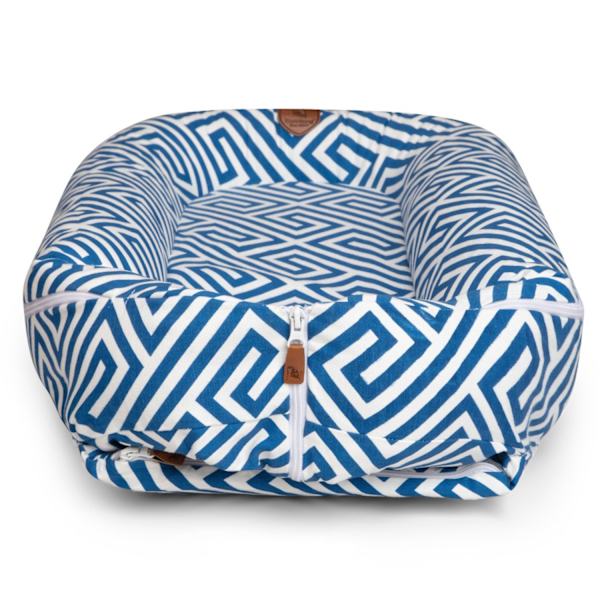 Överdrag babynest Ancient Blue