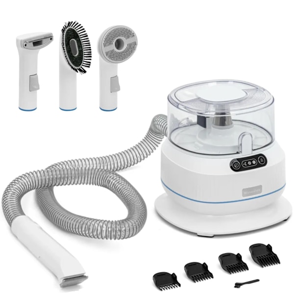 Hundklippare med dammsugare 5 tillbehör 1,4 l 350 W