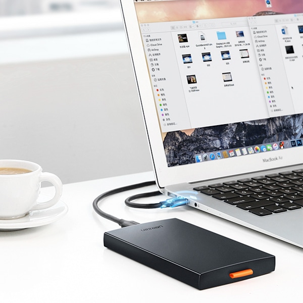 Pocket SSD HDD 2.5'' USB 3.0 SATA levykotelo musta