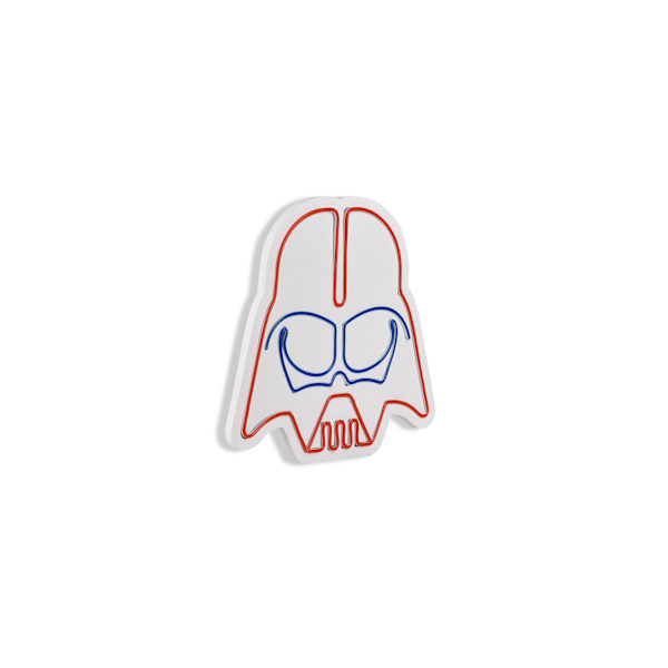 Dekorativ Plast Led-belysning Darth Vader - Röd Blå