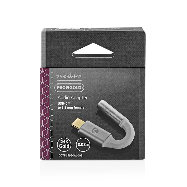 USB-C™ Sovitin | USB 2.0 | USB-C™ Uros | 3.5 mm naaras | 0.08 m