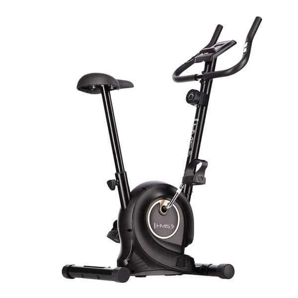 Magnetisk stationær cykel, justerbar modstand, sort