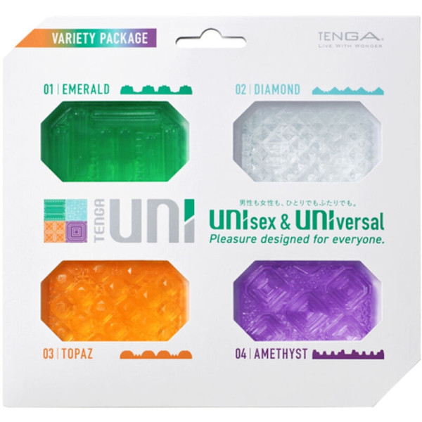 Tenga - Uni Variety Masturbator Thimble Pack 4 yksikköä