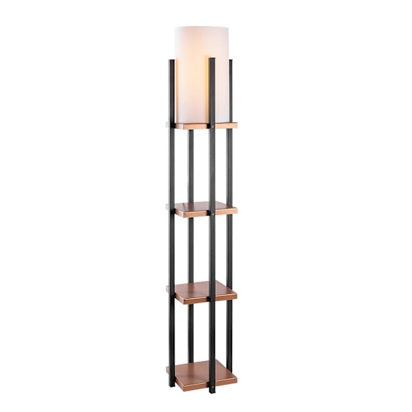 Gulvlampe 7113 - Sort, Kobber
