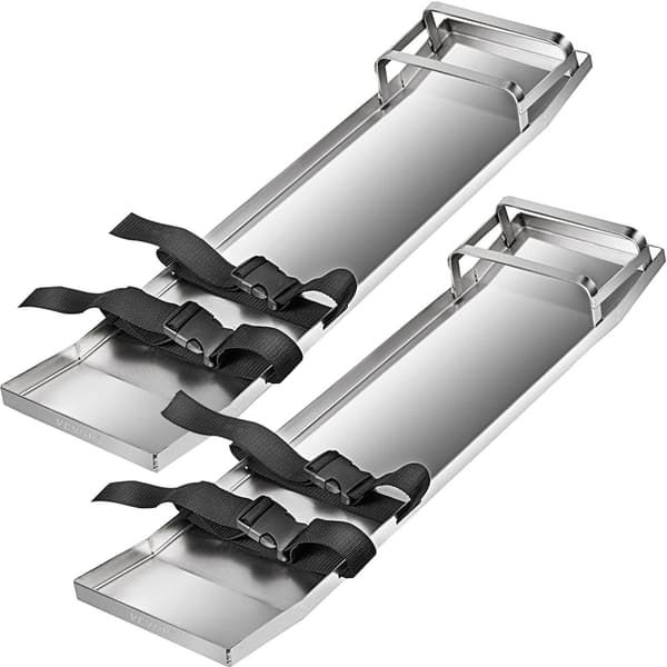 Betonknæbrædder, 30 x 8 tommer rustfrit stål, par