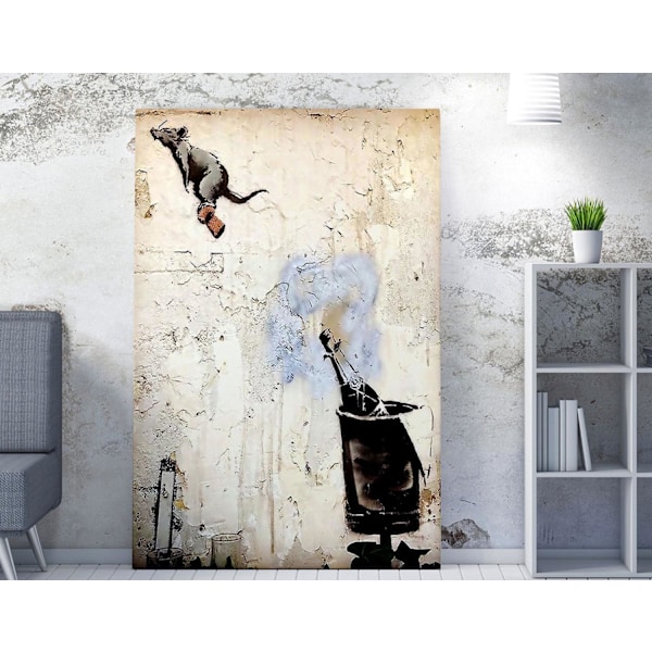 Dekorativt lærredsmaleri WY117 (70 x 100)