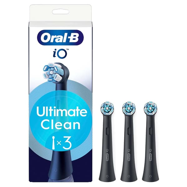Hammasharjan päät, Ultimate Clean, musta, 3 kpl