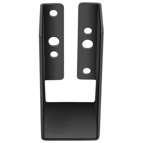 Piilotetut palkkiripustimet 2x4:lle, mustat, 24 kpl