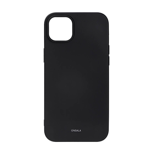 ONSALA Bagcover Silikone iPhone 14 Plus 6,7" Sort