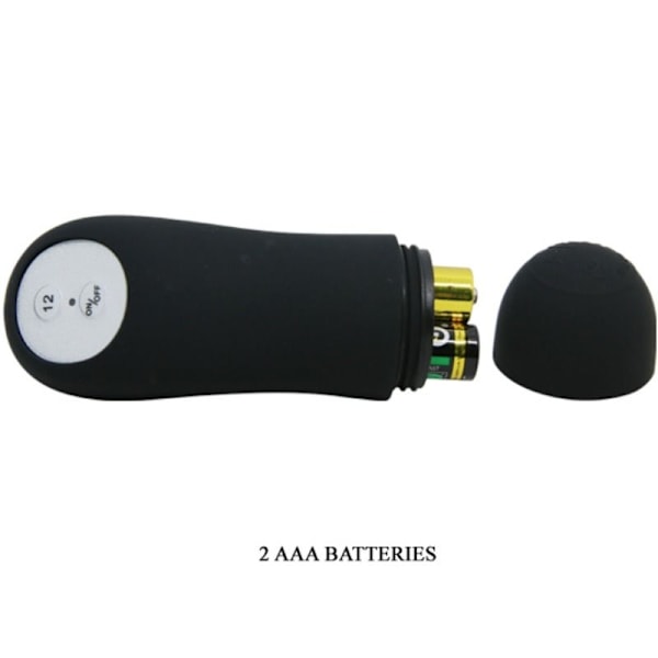 Pretty Love - Anal Plug Silikone Ekstra Stimulation Og 12 Vibrationstilstande Sort