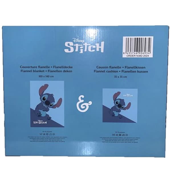Disney Stitch -polar-peitto- ja tyynysetti