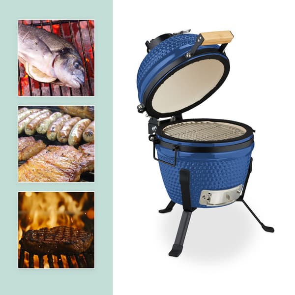 Keramisk Kamado-grill – Mångsidig för grillning och bakning