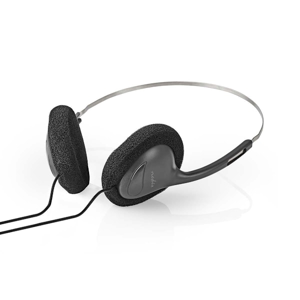 On-Ear Langalliset Kuulokkeet | 3.5 mm | Kaapelin pituus: 1.20 m | Musta