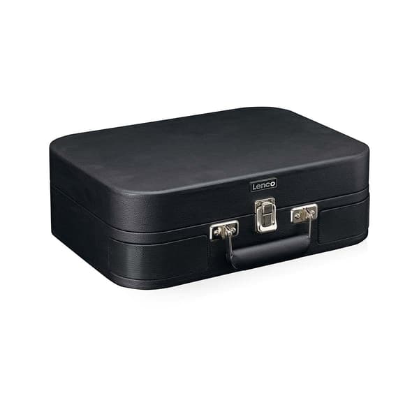 Retro Bluetooth® Pladespiller med indbyggede højtalere Sort