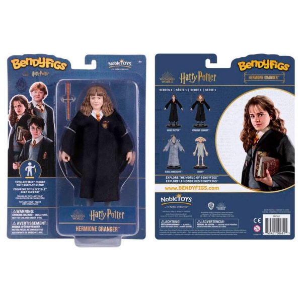 Harry Potter Hermione sauvan kanssa Bendyfigs muovailtava hahmo 19cm