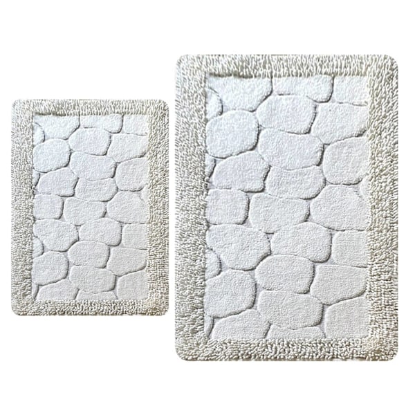 Bathmat Set (2 kpl) kivi - Ecru
