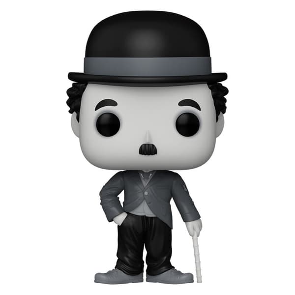 Charlie Chaplin popfigur – samlerobjekt vinyllegetøj, 4-tommer
