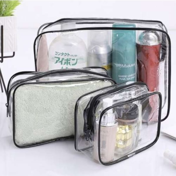 Transparent necessär 3in1 Soulima 21448