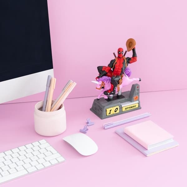 Deadpool 3D evigvarende kalender til brug året rundt