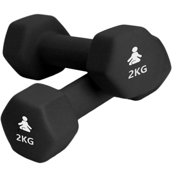 Ensiluokkaiset käsipainot 2 x 2 kg
