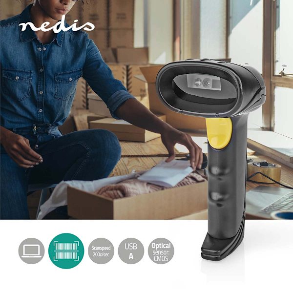 Viivakoodinlukija | CMOS | Langallinen | 1D lineaarinen / 2D/QR | USB Virta | USB 2.0