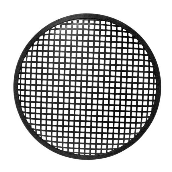 10" sort metal højttalergitter