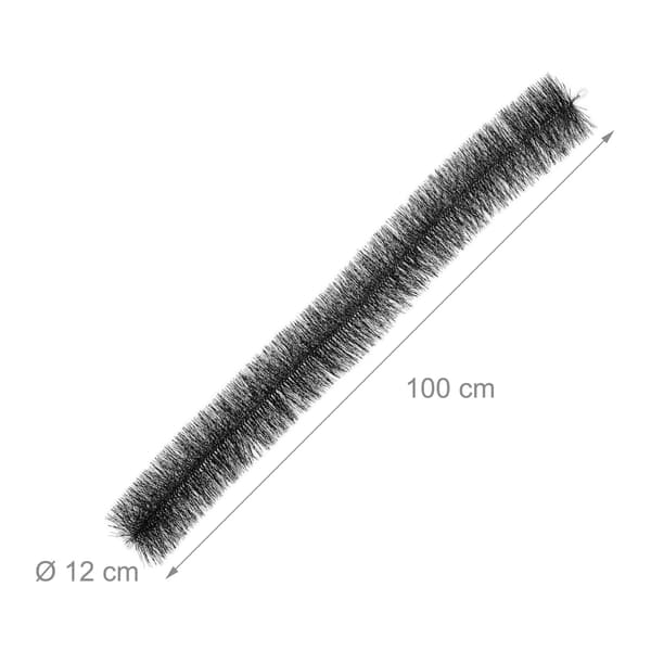 sæt med 10 rendebørster 12 cm