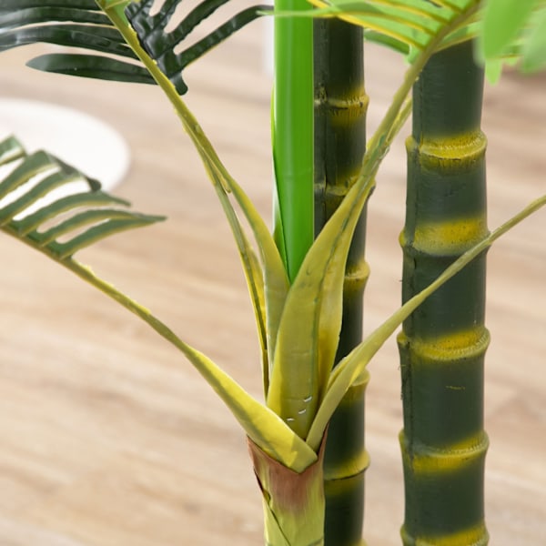 Kunstig Palme 190 cm Kunstig Plante, Kunstige Plastplanter i Pot Kunstig Palme, Falsk Plante til Stue Soveværelse Kontorhave Moderne Dekoration Gave