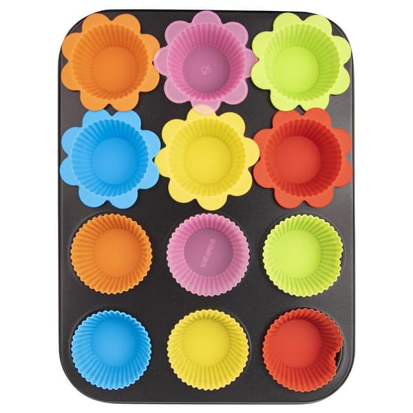 Non-stick muffinsforme - Perfekt til 12 muffins