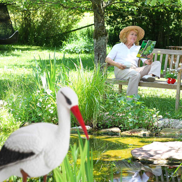 Havefigur stork