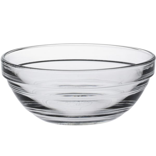GIGOGNE transparent salladsskål 205 ml - set med 6 st.