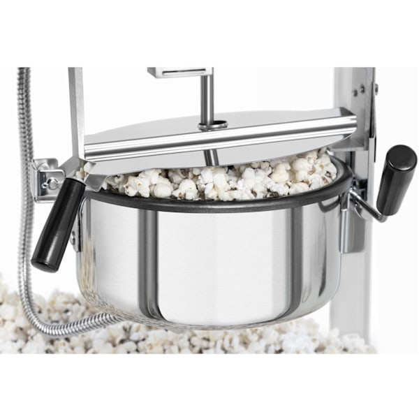 Maskinautomatisk retro popcorn popper TEFLON 1600 W 5-6 kg/t - blå