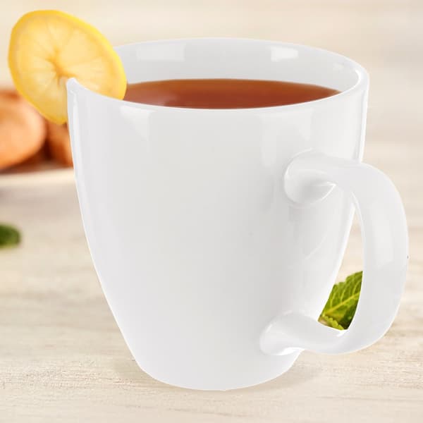 MONA valkoinen posliinimuki 400 ml