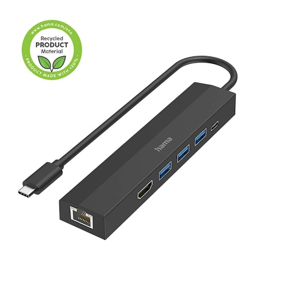 HAMA USB-C Hub Multiport 6 porttia
