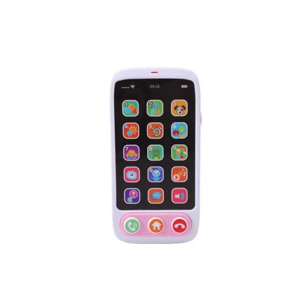 Legetøjs-smartphone til børn, flersproget, lyseffekter